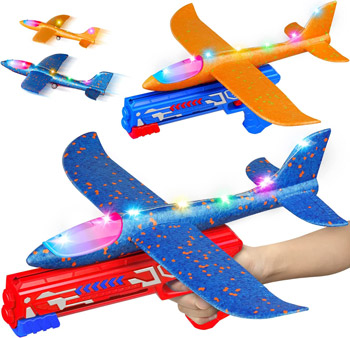 2 aviones con luces juguetes para niños envios estados unidos colombia mexico venezuela panama ecuador