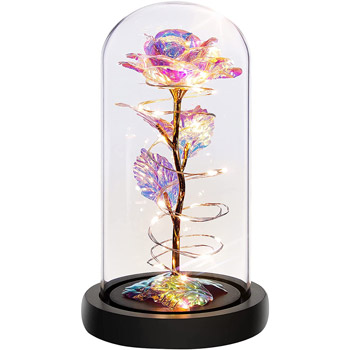 regalo de flor de rosa arcoiris envios estados unidos colombia mexico venezuela panama ecuador